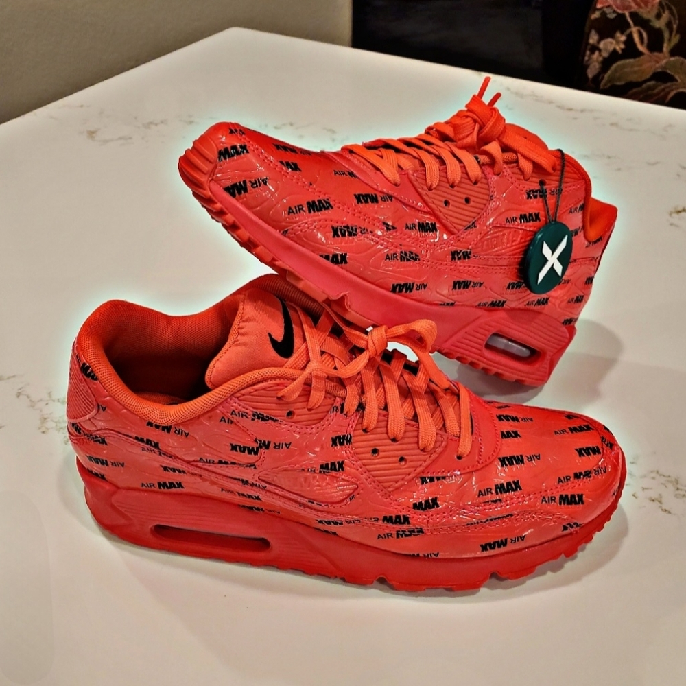 🆕️Nike Air Max 90 "Just Do It Pack Bright Crimson"🆕️ PRICE JUST LOWERED!!!